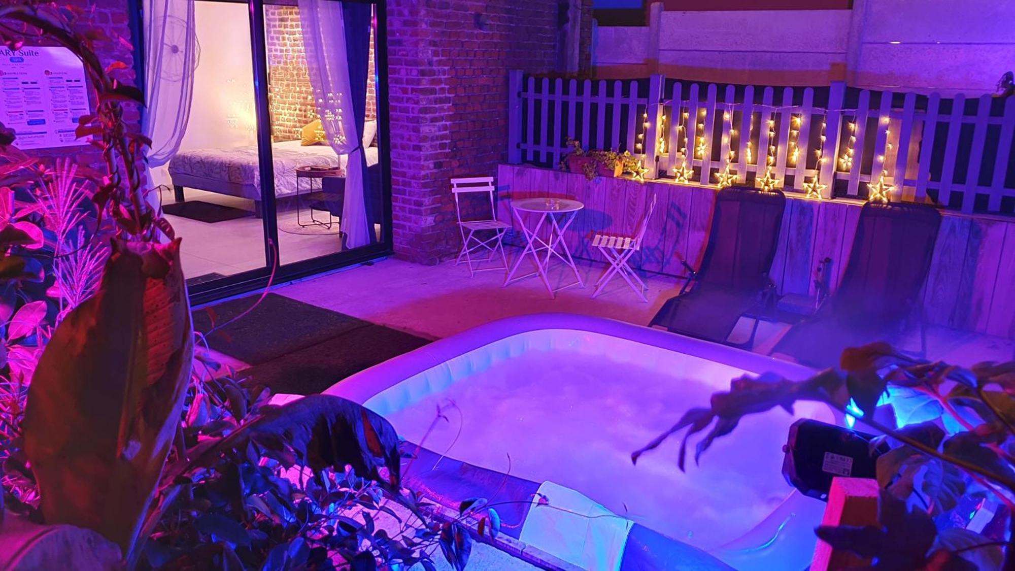 Gary Suite - Studio Cosy, Spa Et Jardin Privatif A 4 Min De Cambrai Awoingt Exterior foto
